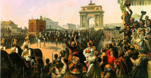 Mihaly_Zichy-Triumphal_entry_Alexander_II_Maria_Alexandrovna