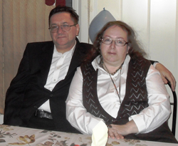 Сердар Овлиекулиев с женой Наташей