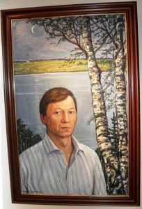 Портрет Ивана Переверзина в галерее Ильи Глазунова