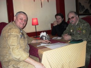 Сергей с другом и коллегой Валерием Монастырёвым
